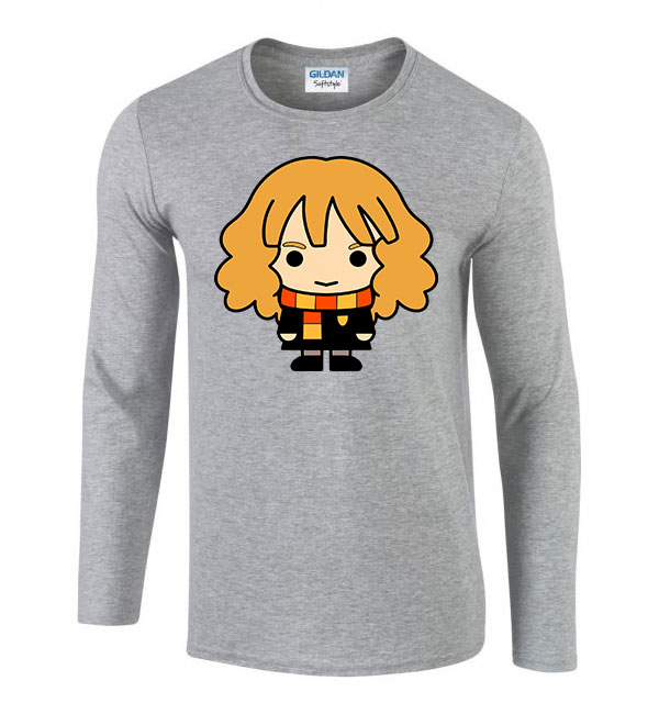 hermione harry potter Sportszürke Férfi Hosszú Ujjú Póló