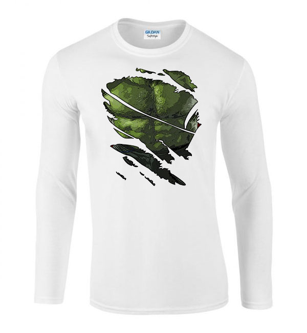 hulk avengers bosszúállók Fehér Férfi Hosszú Ujjú Póló