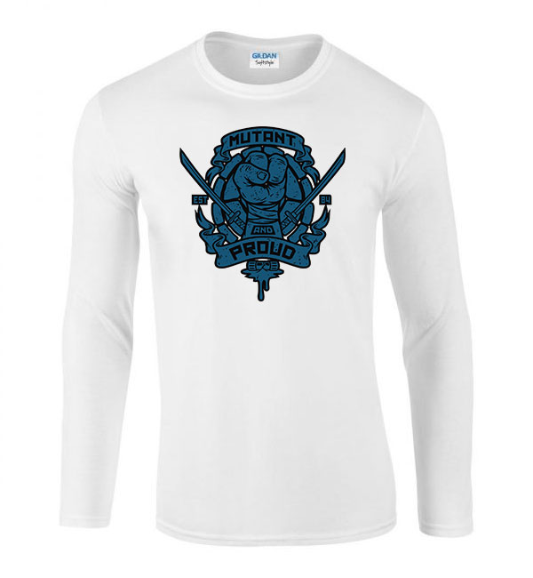 tini ninja teknőcök tmnt Fehér Férfi Hosszú Ujjú Póló