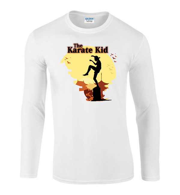 Karate Kölyök Karate Kid Fehér Férfi Hosszú Ujjú Póló