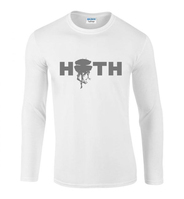 star wars hoth bolygó Fehér Férfi Hosszú Ujjú Póló
