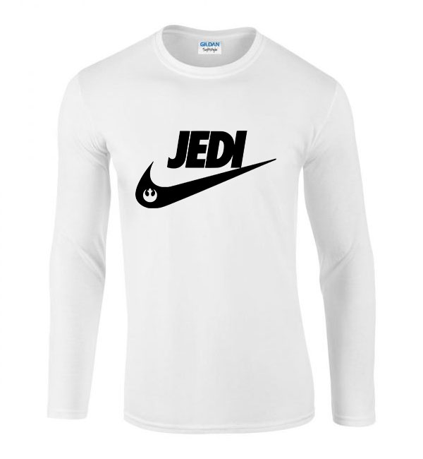 star wars jedi Fehér Férfi Hosszú Ujjú Póló