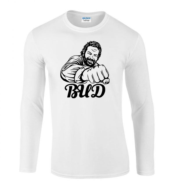 bud spencer Fehér Férfi Hosszú Ujjú Póló