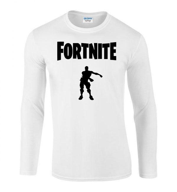 fortnite floss like a boss emote Fehér Férfi Hosszú Ujjú Póló