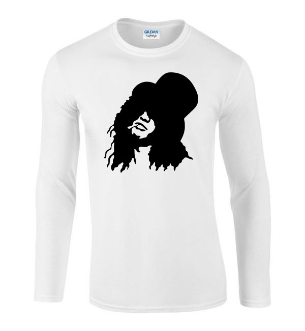 Slash Fehér Férfi Hosszú Ujjú Póló