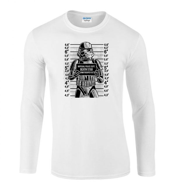 storrm trooper star wars Fehér Férfi Hosszú Ujjú Póló