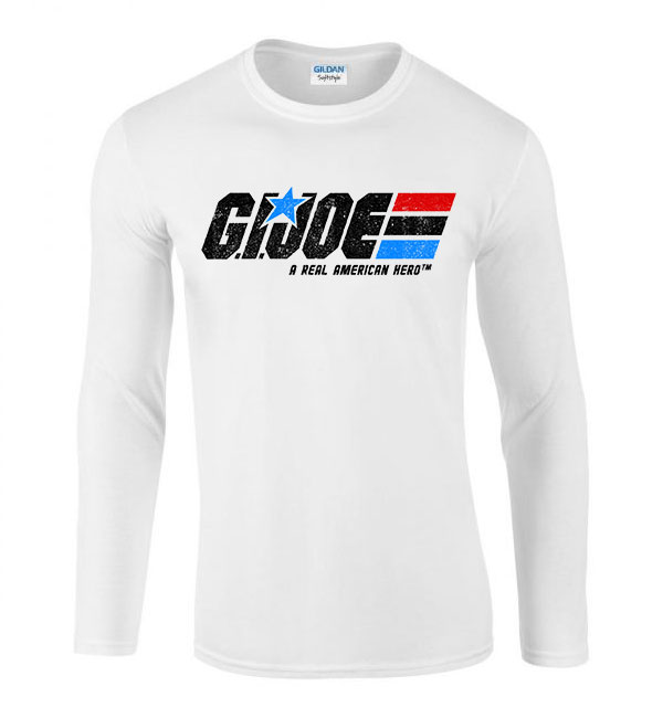 gi joe Fehér Férfi Hosszú Ujjú Póló