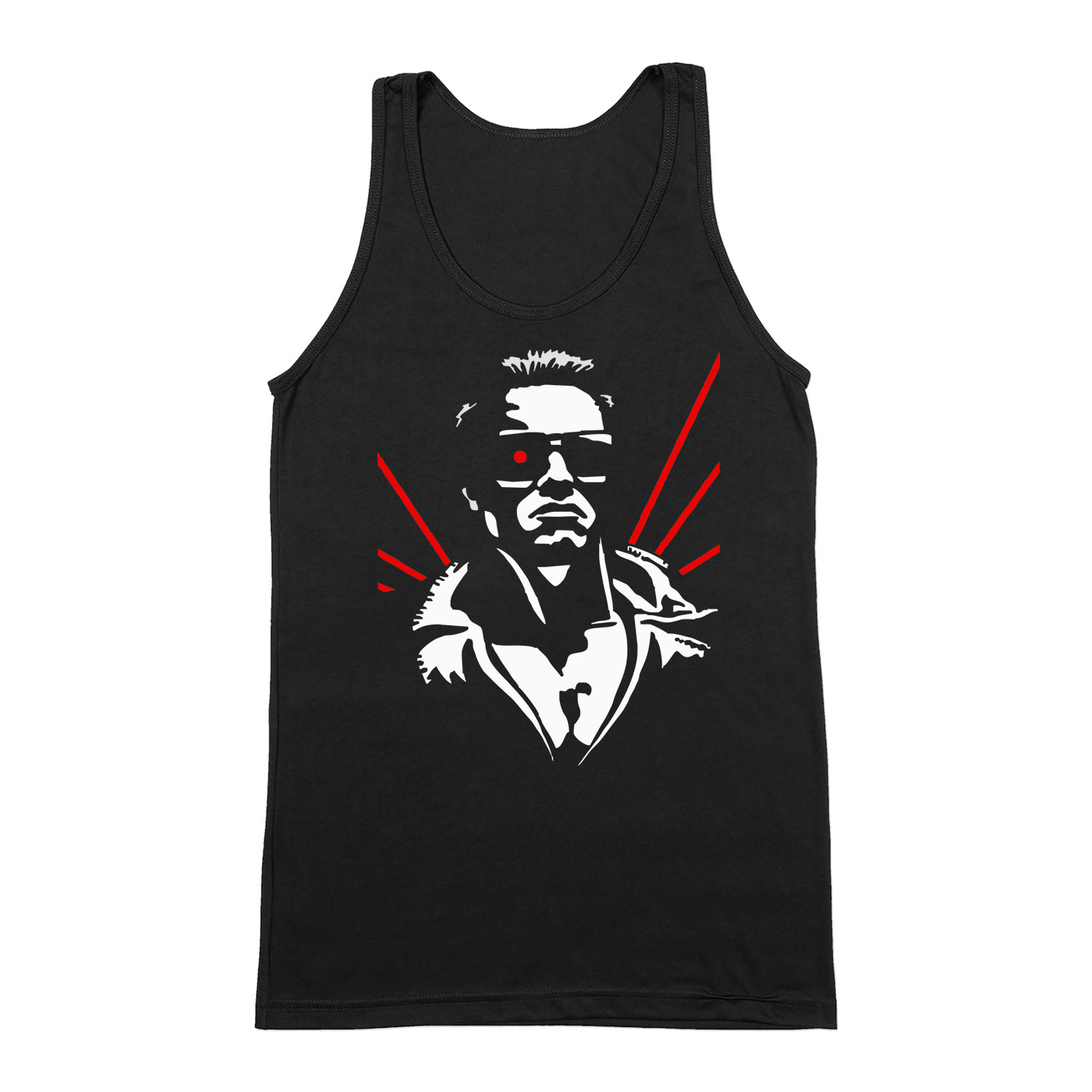 Terminator arnold schwarzenegger Fekete Férfi Trikó