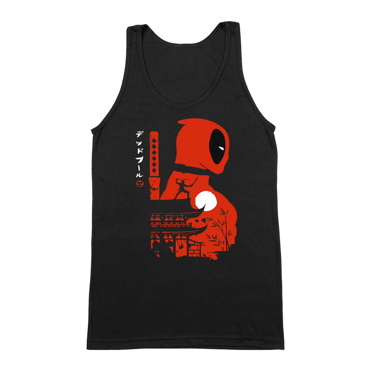 deadpool Fekete Férfi Trikó