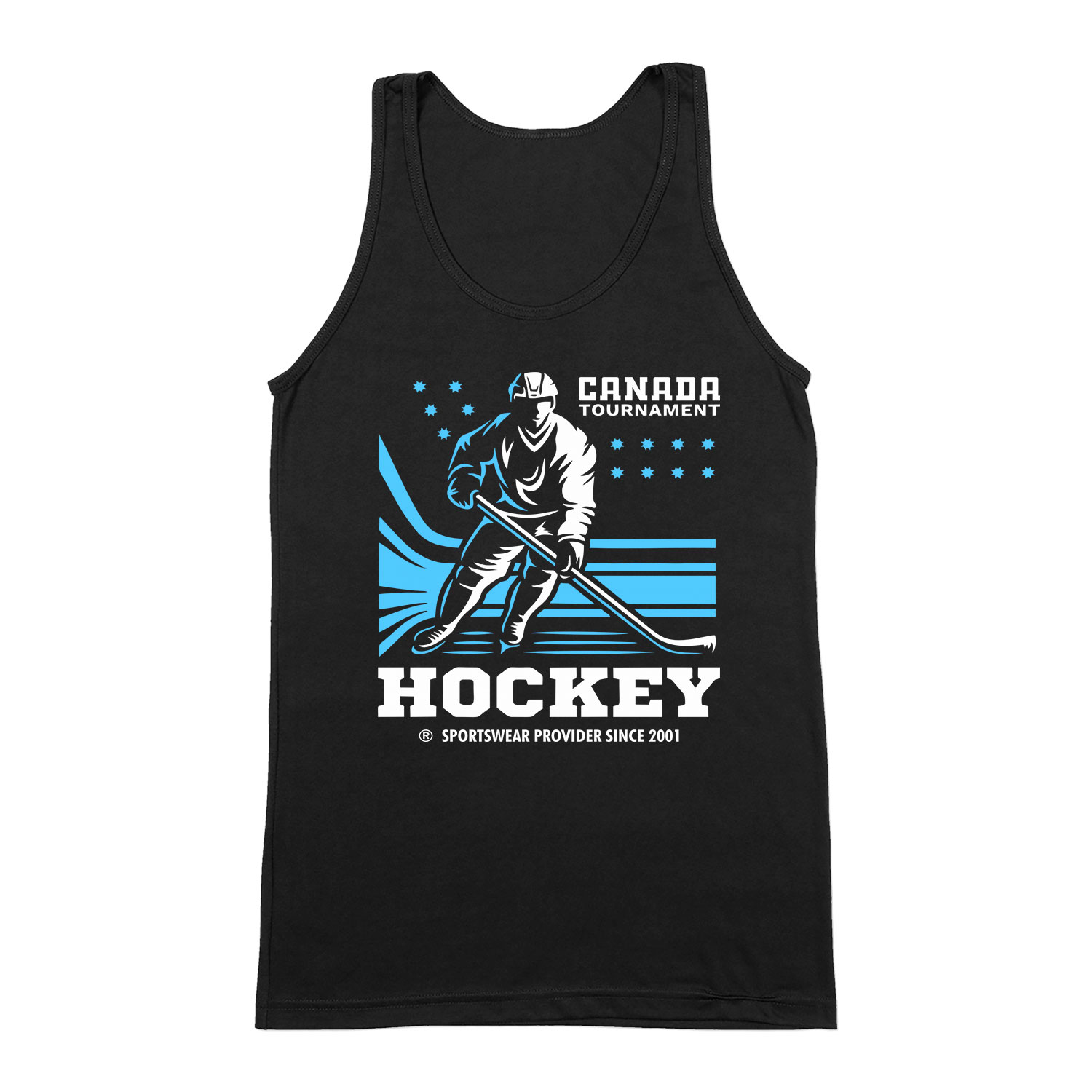 hockey hoki Fekete Férfi Trikó