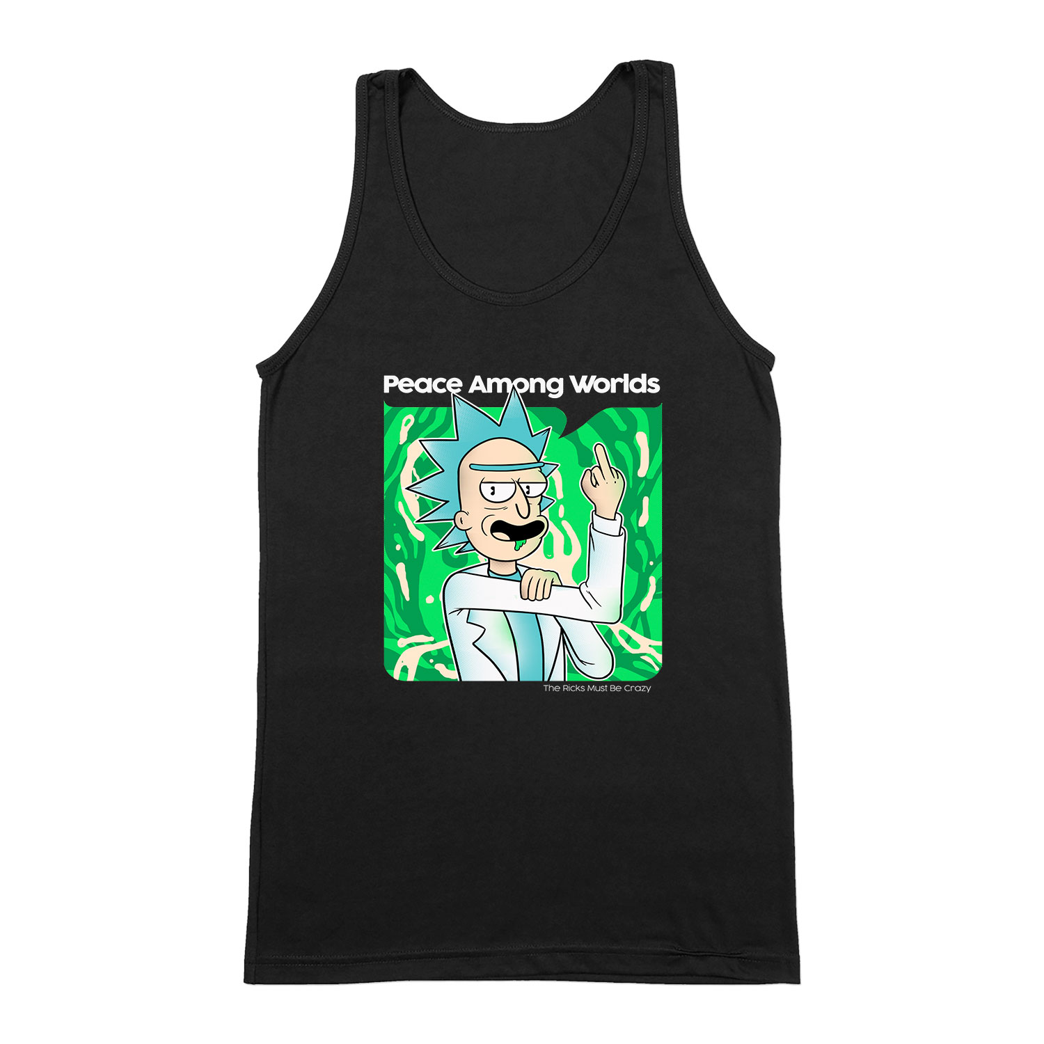 rick és morty Fekete Férfi Trikó