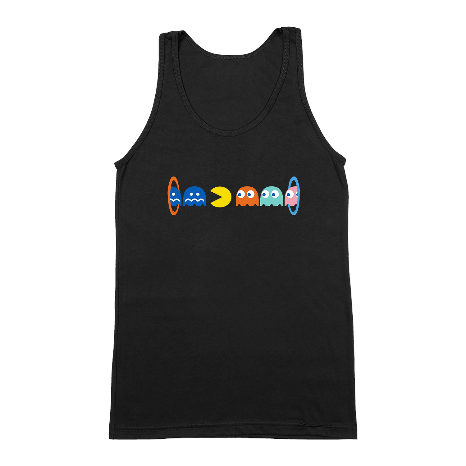 pac man pacman Fekete Férfi Trikó