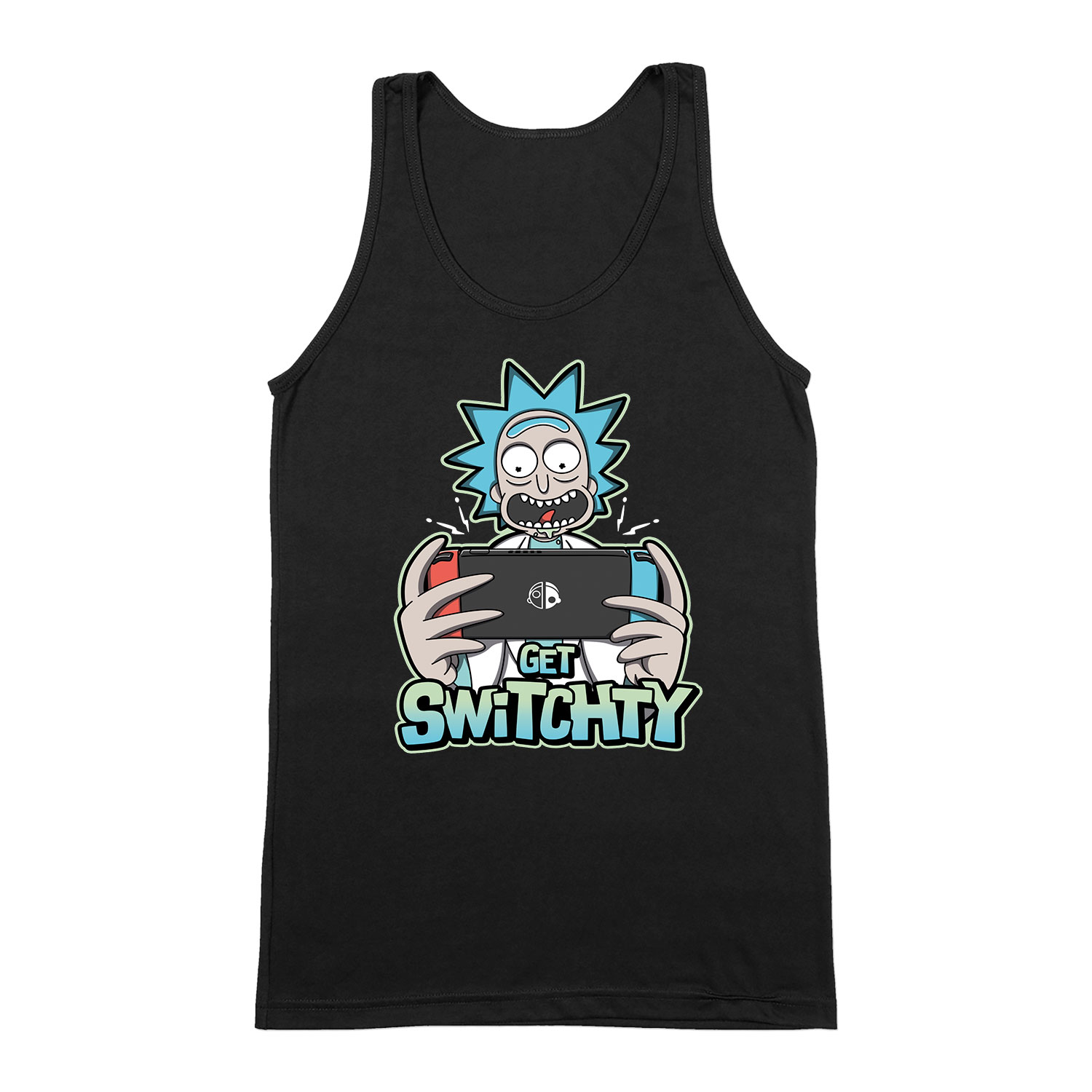 rick és morty Fekete Férfi Trikó