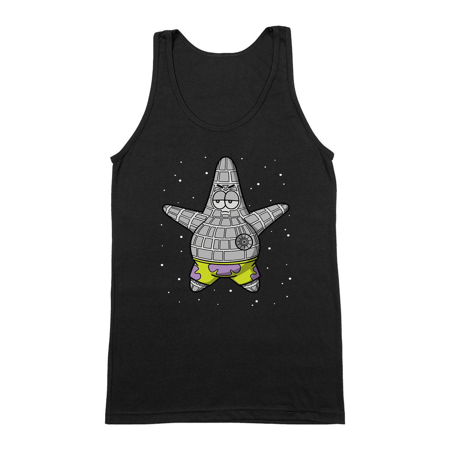 csillag patrik spongya bob Fekete Férfi Trikó