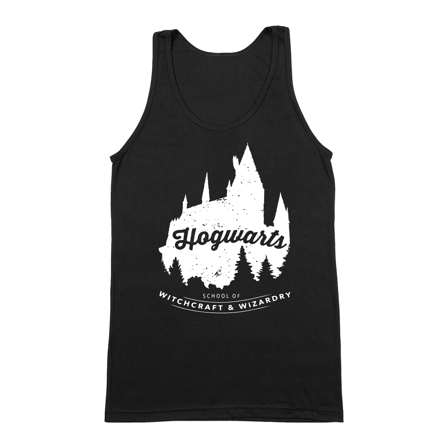 harry potter roxfort hogwarts Fekete Férfi Trikó