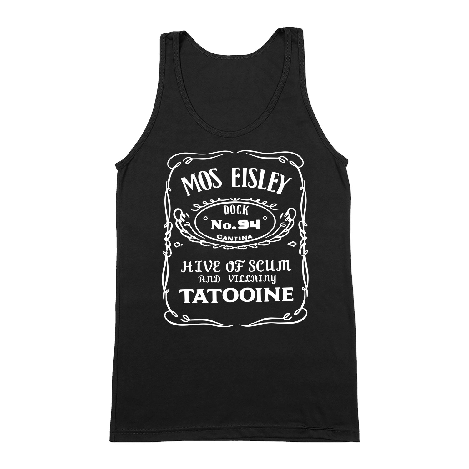 star wars mos eisley tatooine Fekete Férfi Trikó