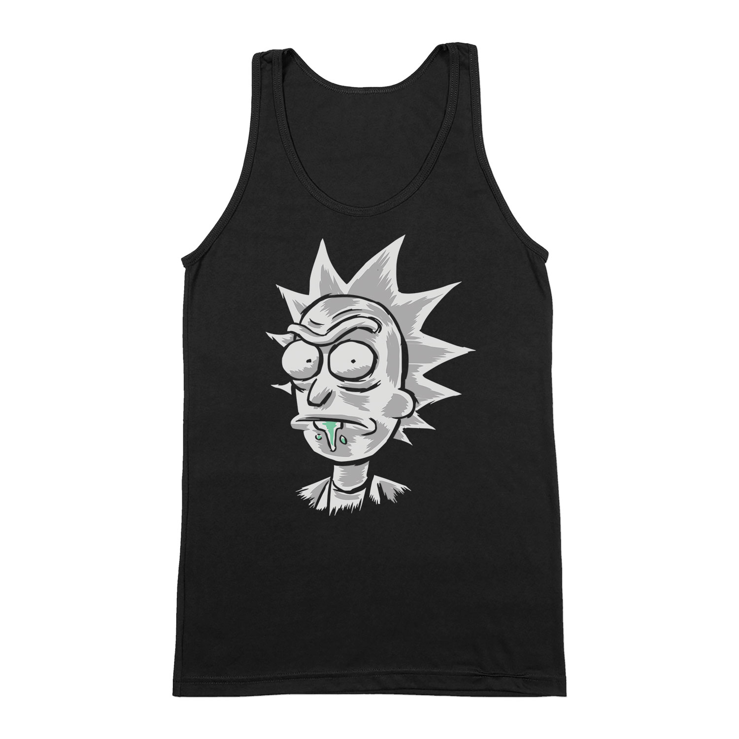 rick és morty Fekete Férfi Trikó