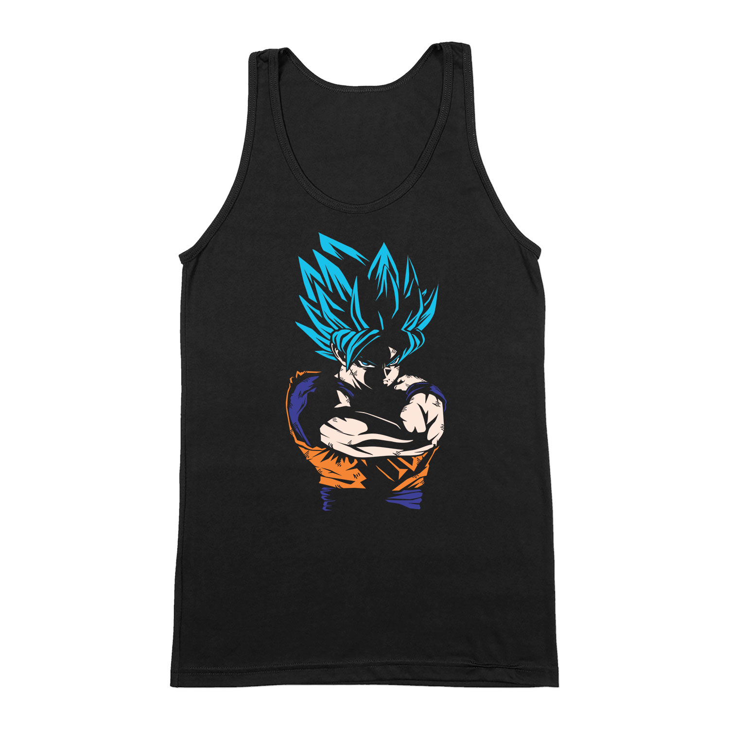 son goku dragon ball Fekete Férfi Trikó