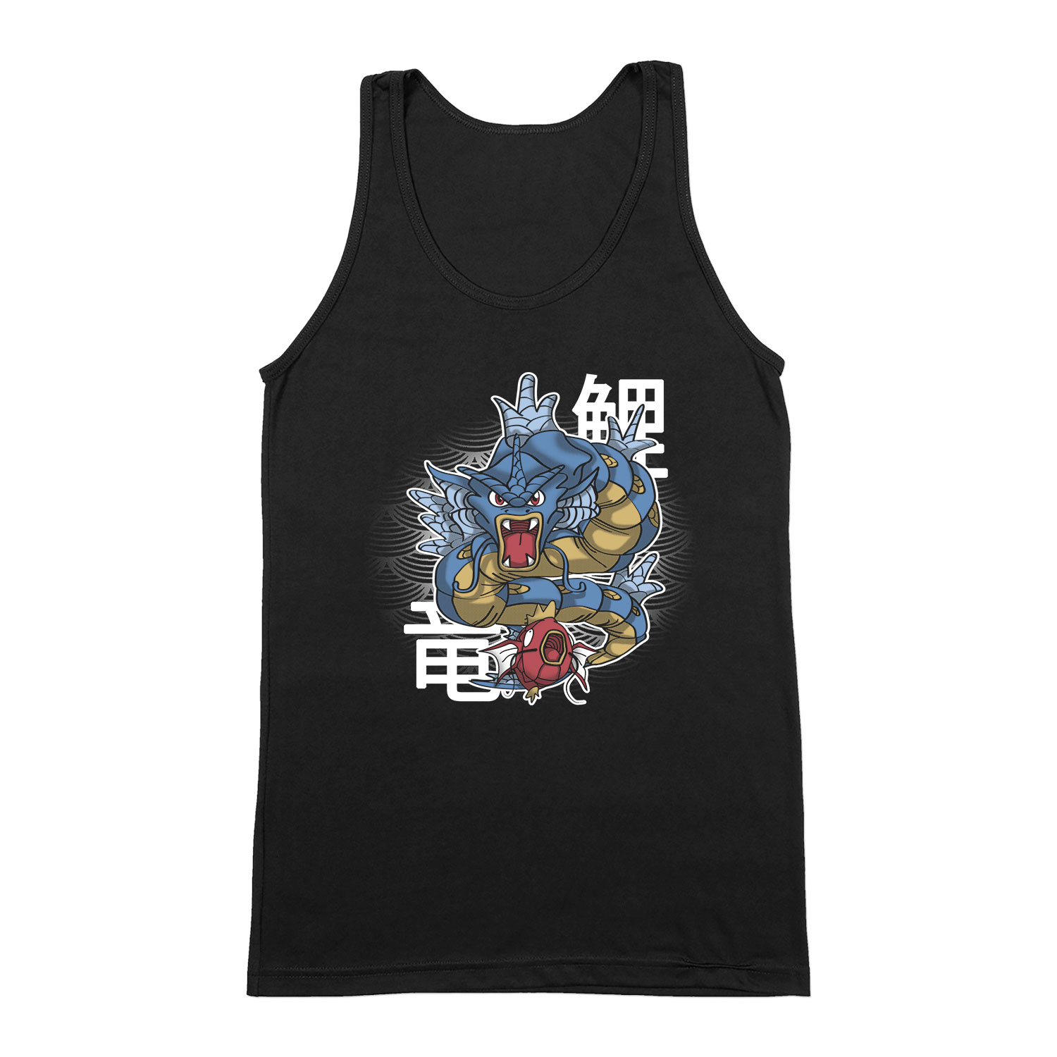 pokermon gyarados magicarp Fekete Férfi Trikó