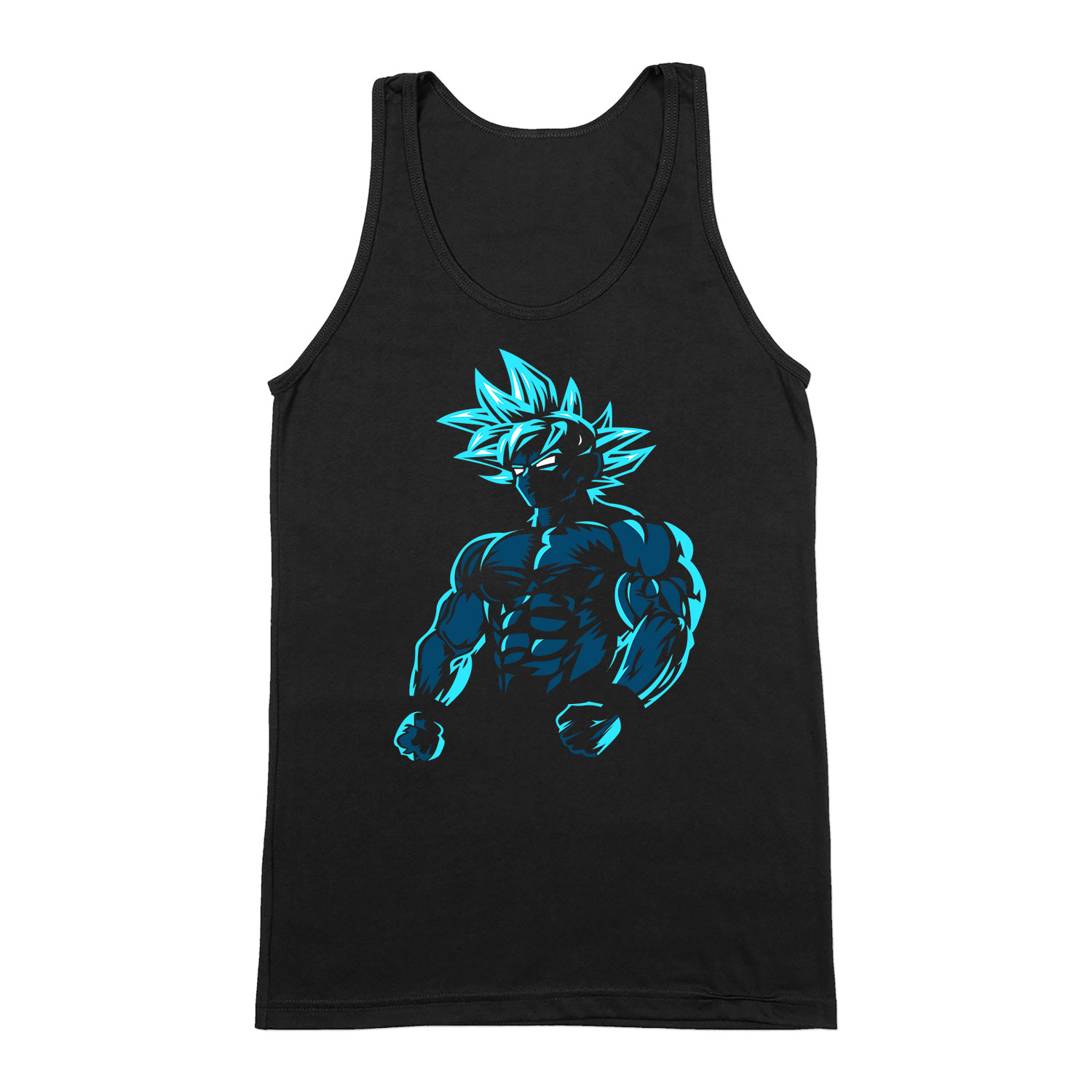 son goku dragon ball Fekete Férfi Trikó