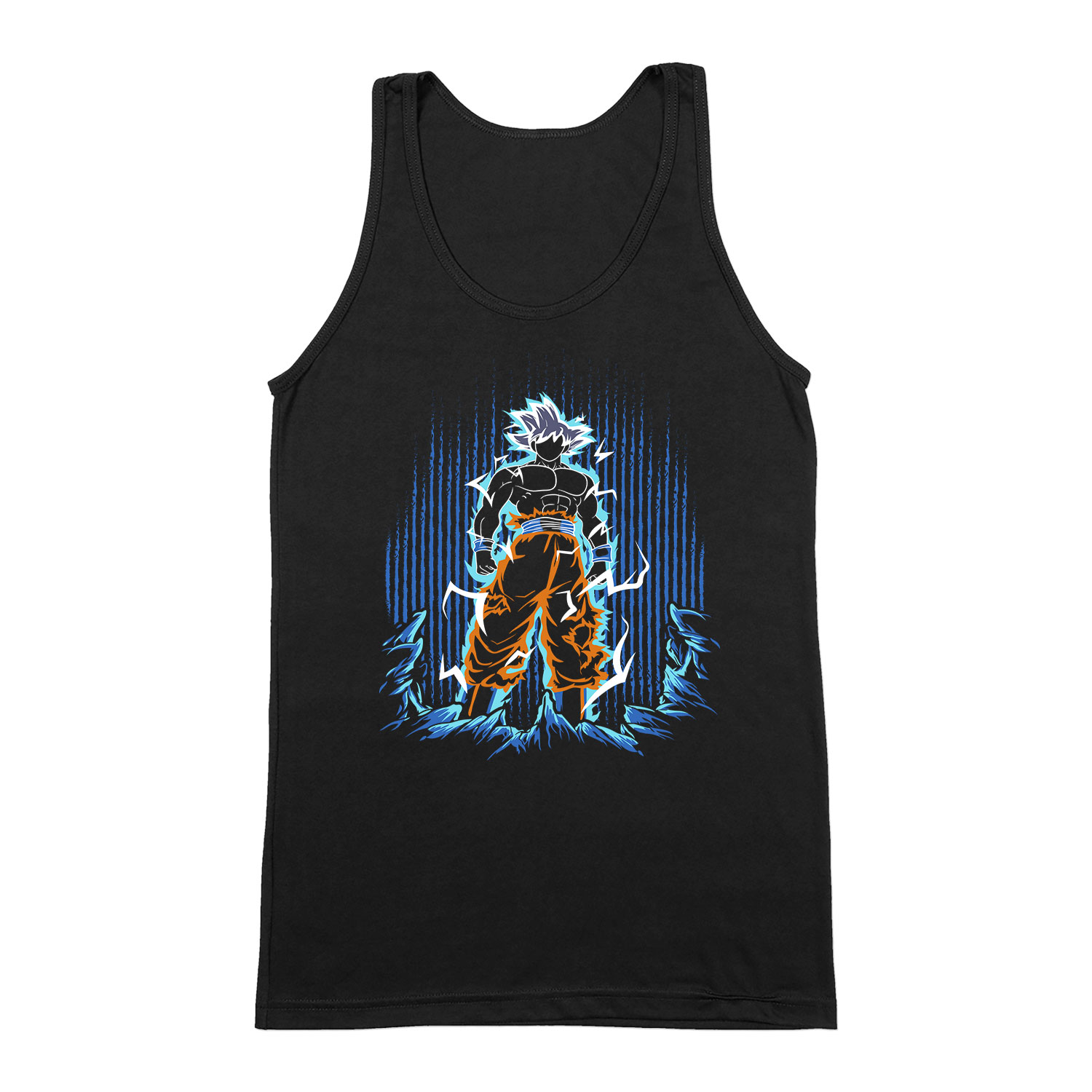 son goku dragon ball Fekete Férfi Trikó