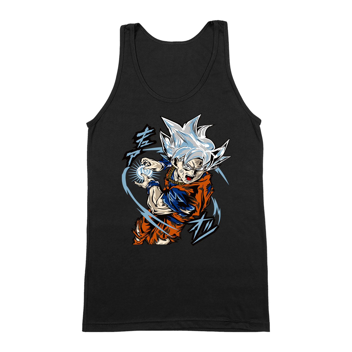 son goku dragon ball ultragoku Fekete Férfi Trikó