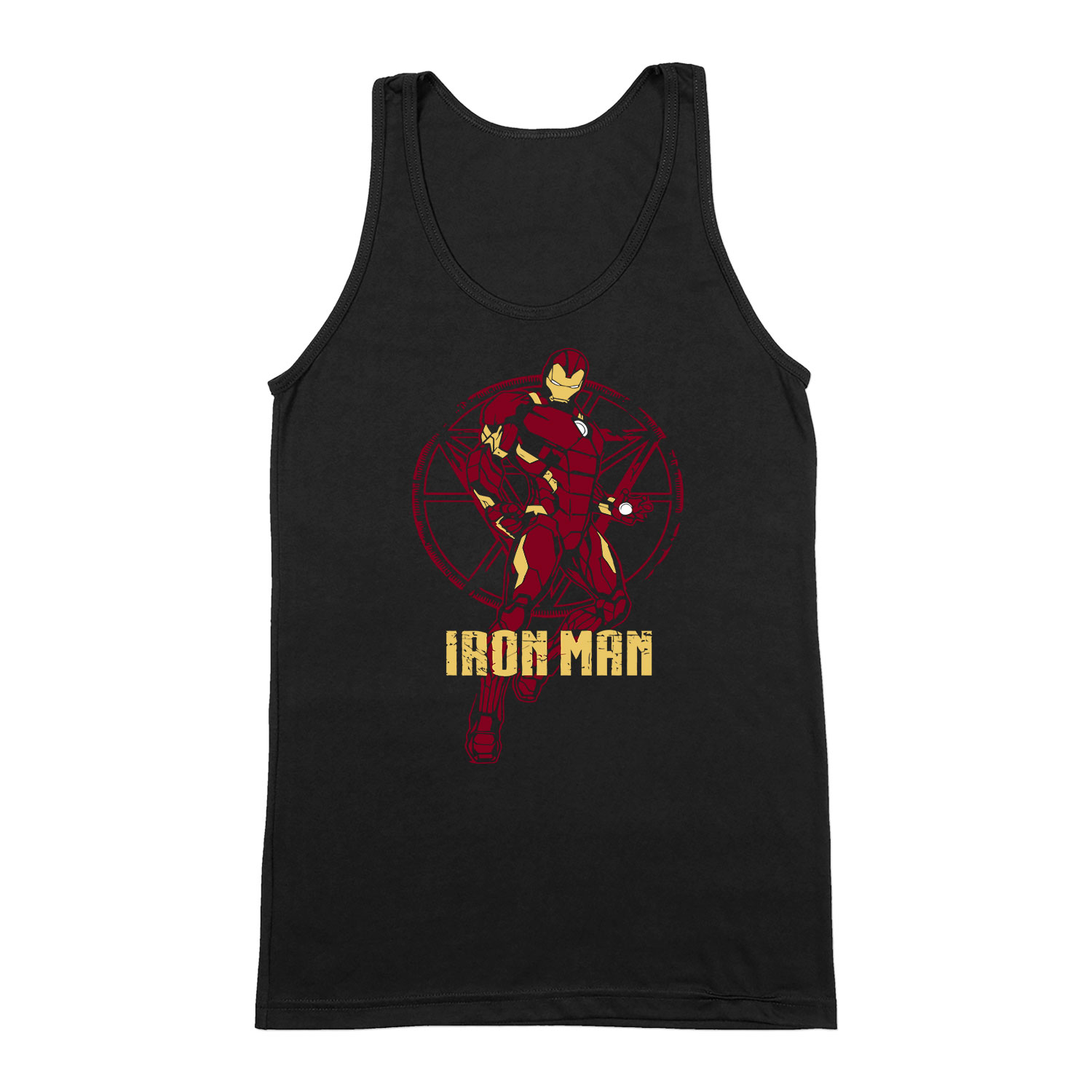 iron man vasember Fekete Férfi Trikó
