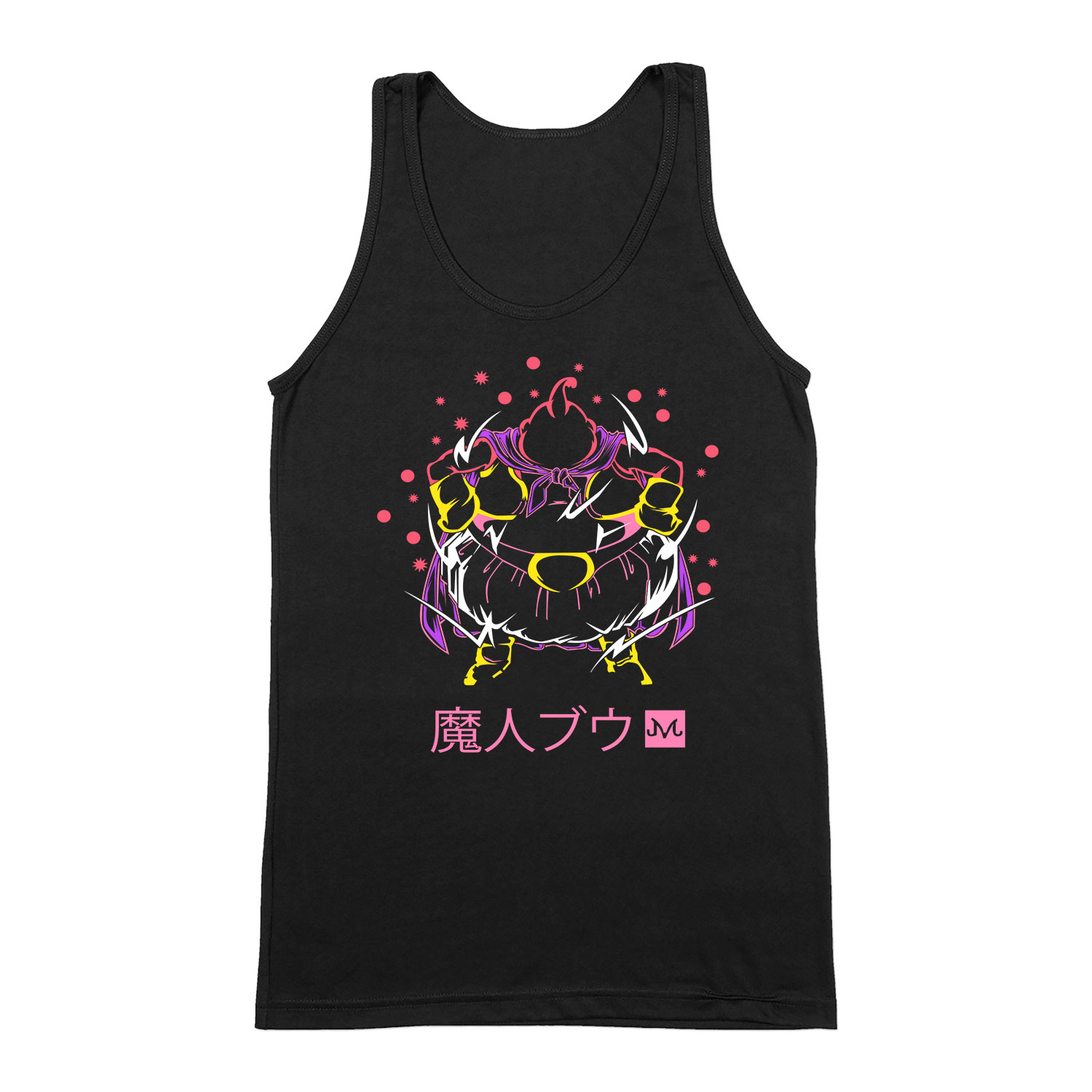 majin buu dragon ball Fekete Férfi Trikó