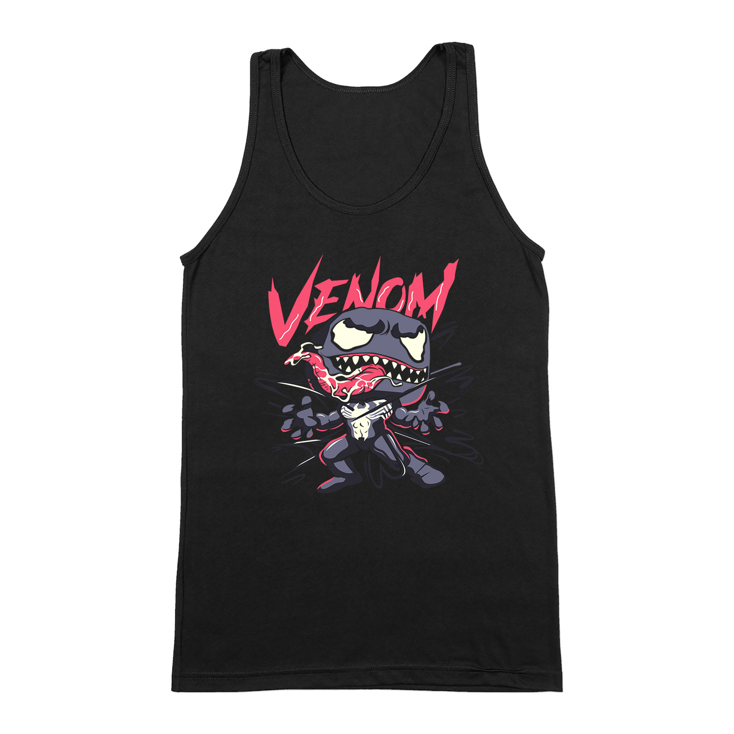 venom méreg Fekete Férfi Trikó