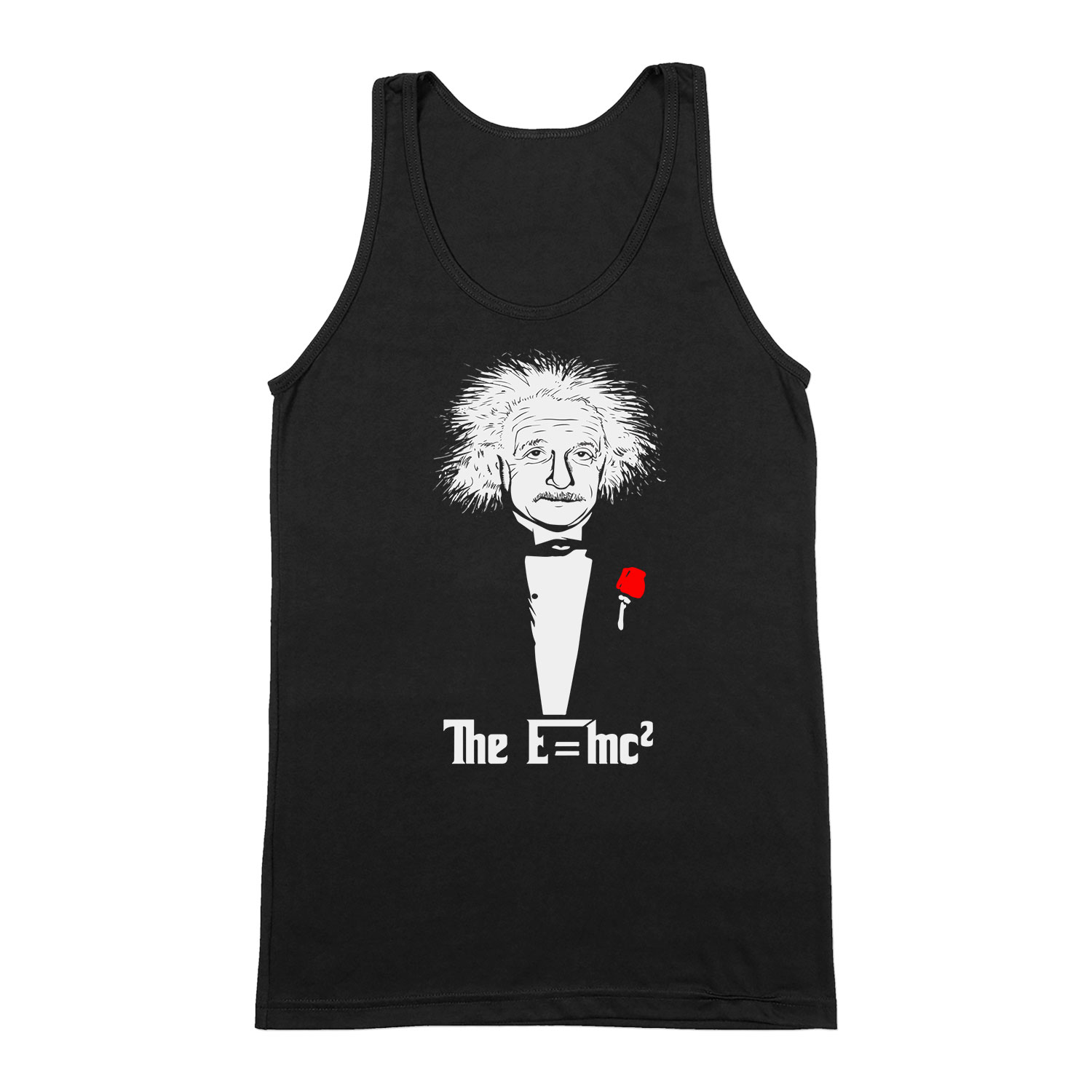 albert einstein Fekete Férfi Trikó