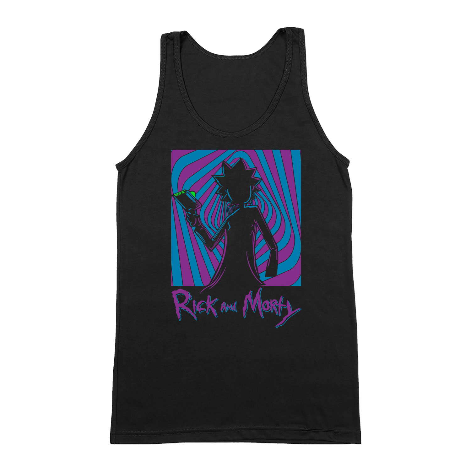 rick és morty Fekete Férfi Trikó