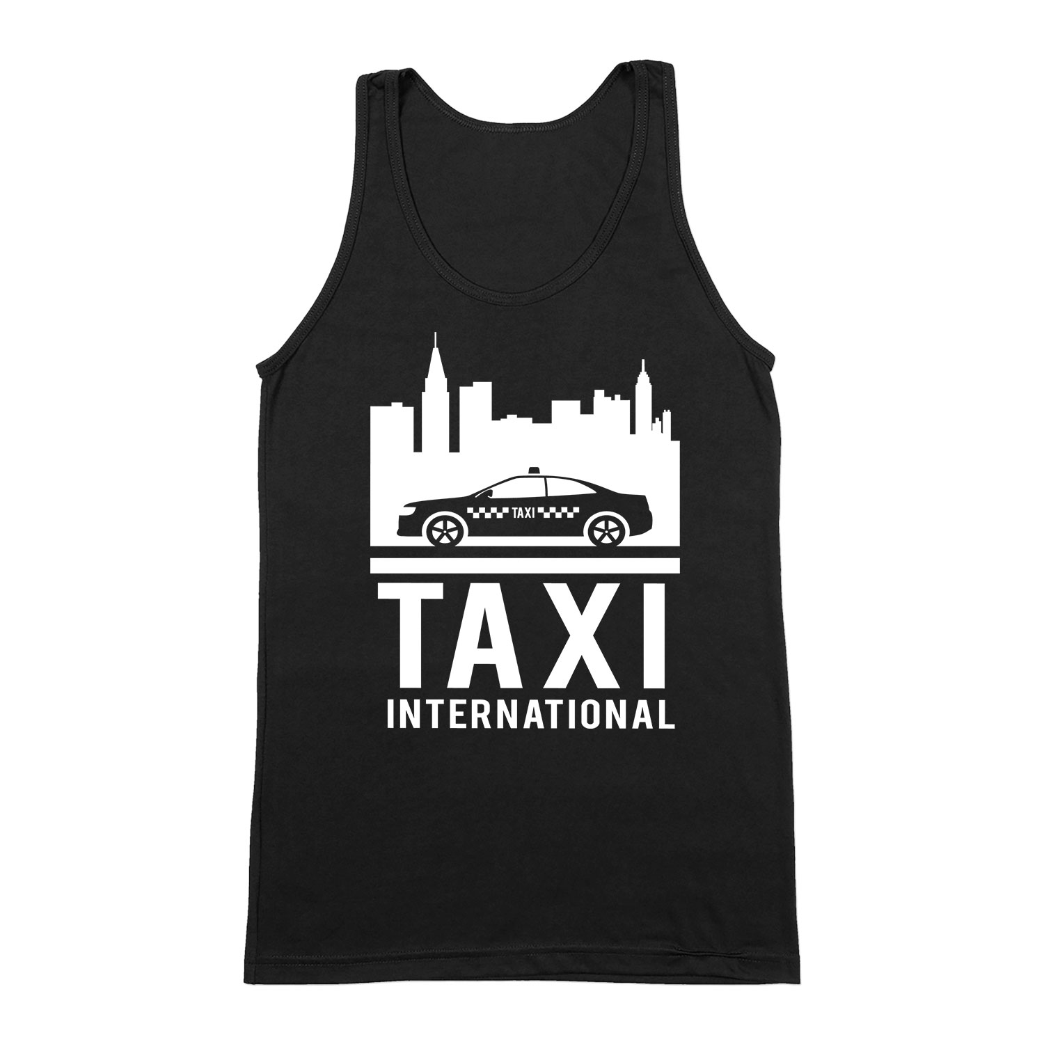 Taxis taxi Fekete Férfi Trikó