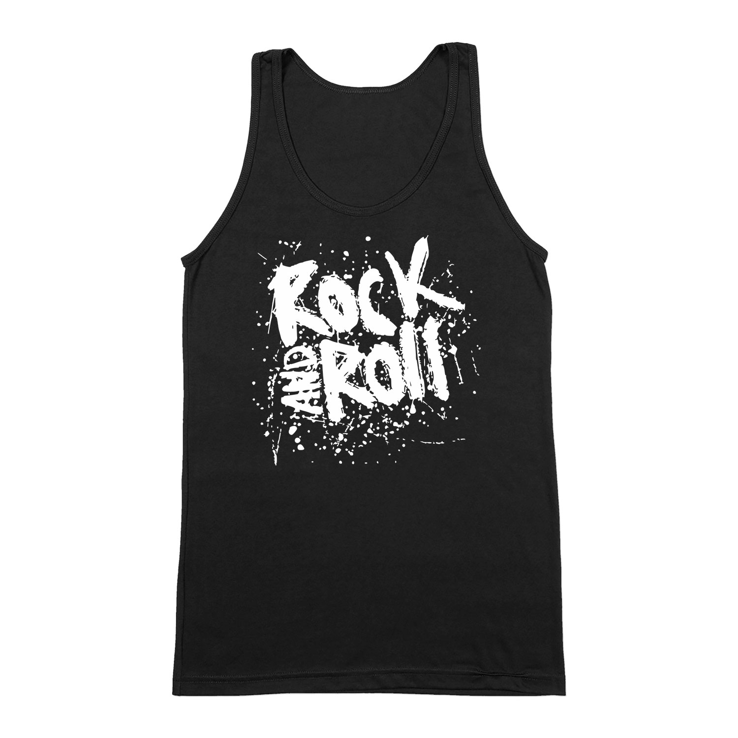 rock n roll Fekete Férfi Trikó