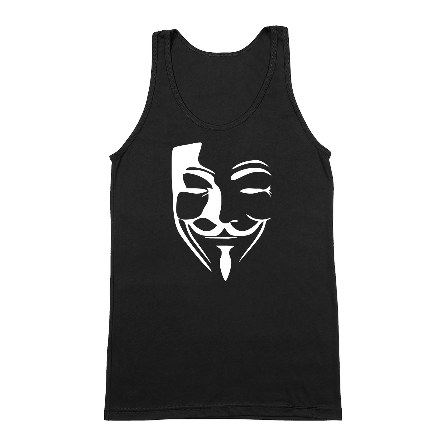 anonymus vendetta Fekete Férfi Trikó