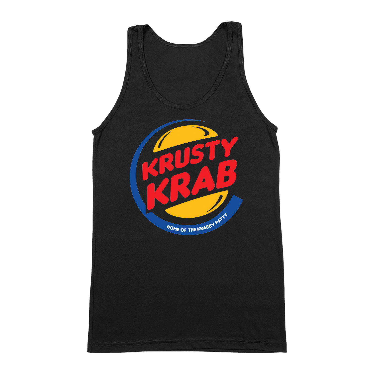 herkentyű burger krusty krab Fekete Férfi Trikó
