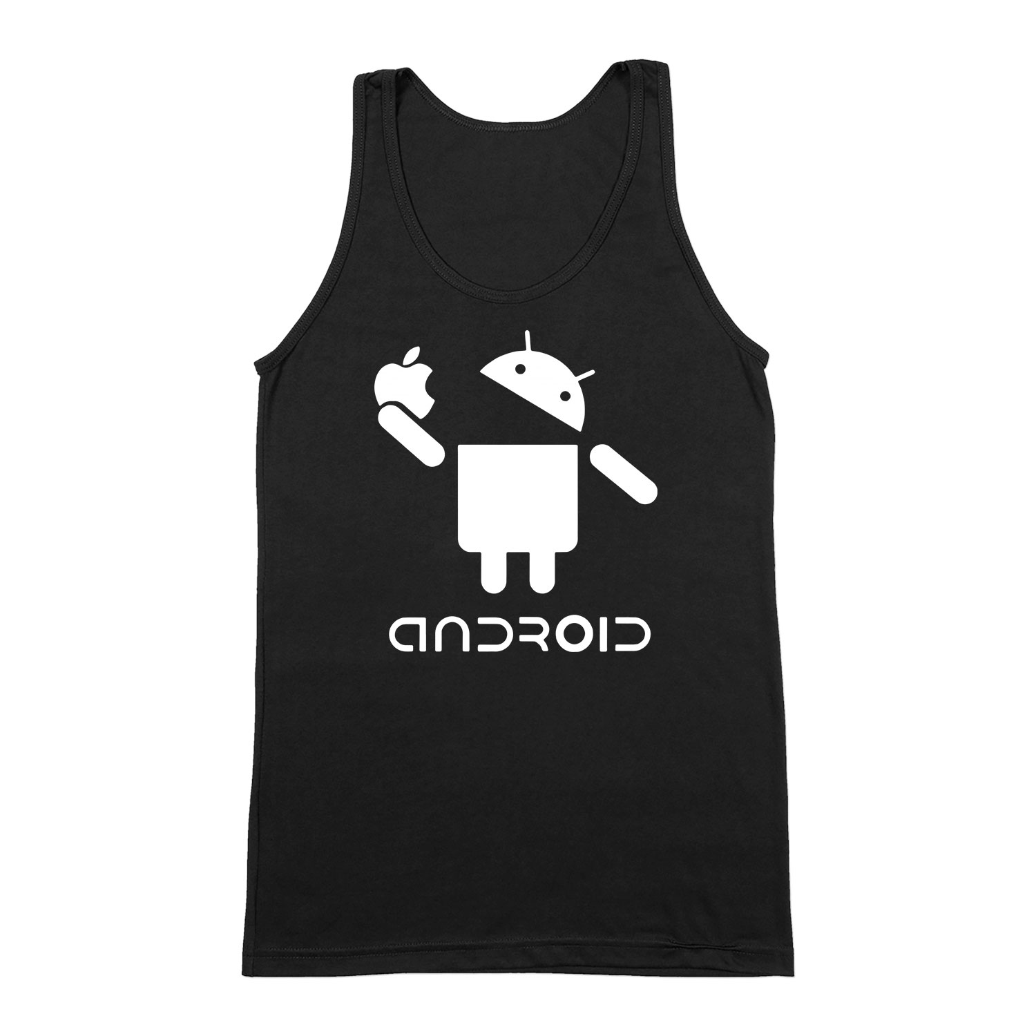 android humor Fekete Férfi Trikó