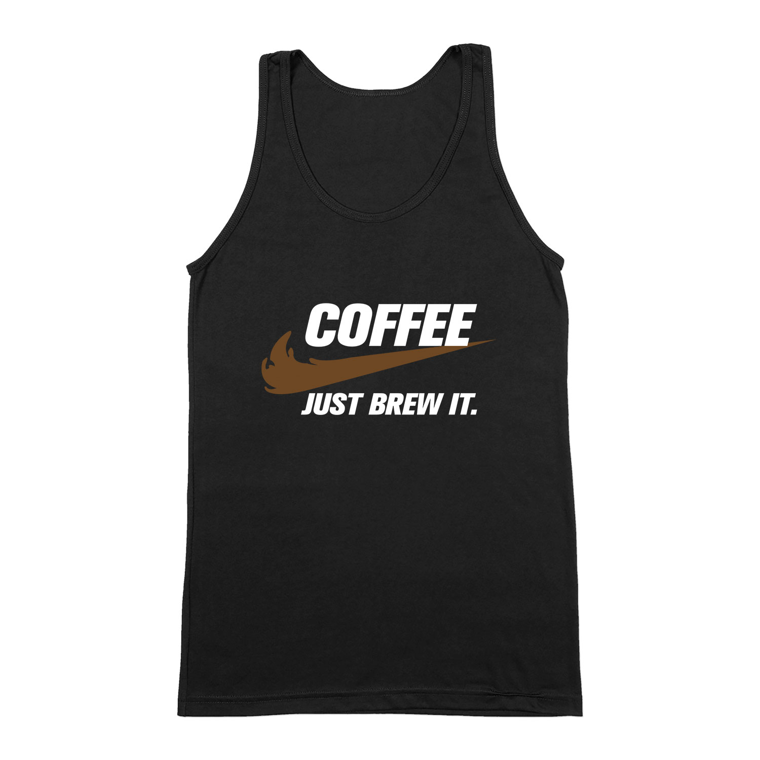 kávé coffee  Fekete Férfi Trikó