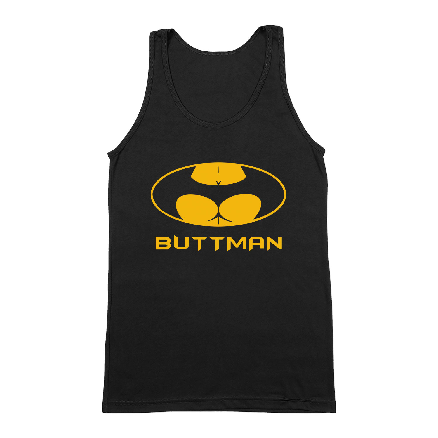 buttman batman fenék humor Fekete Férfi Trikó