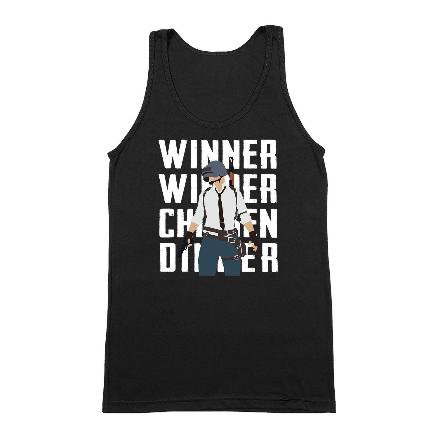 pubg winner winner chiken dinner Fekete Férfi Trikó
