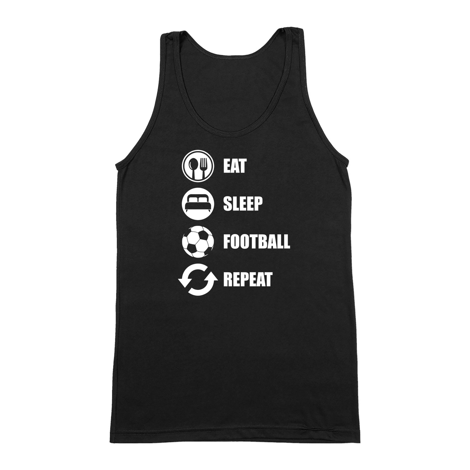 foci football focista Fekete Férfi Trikó