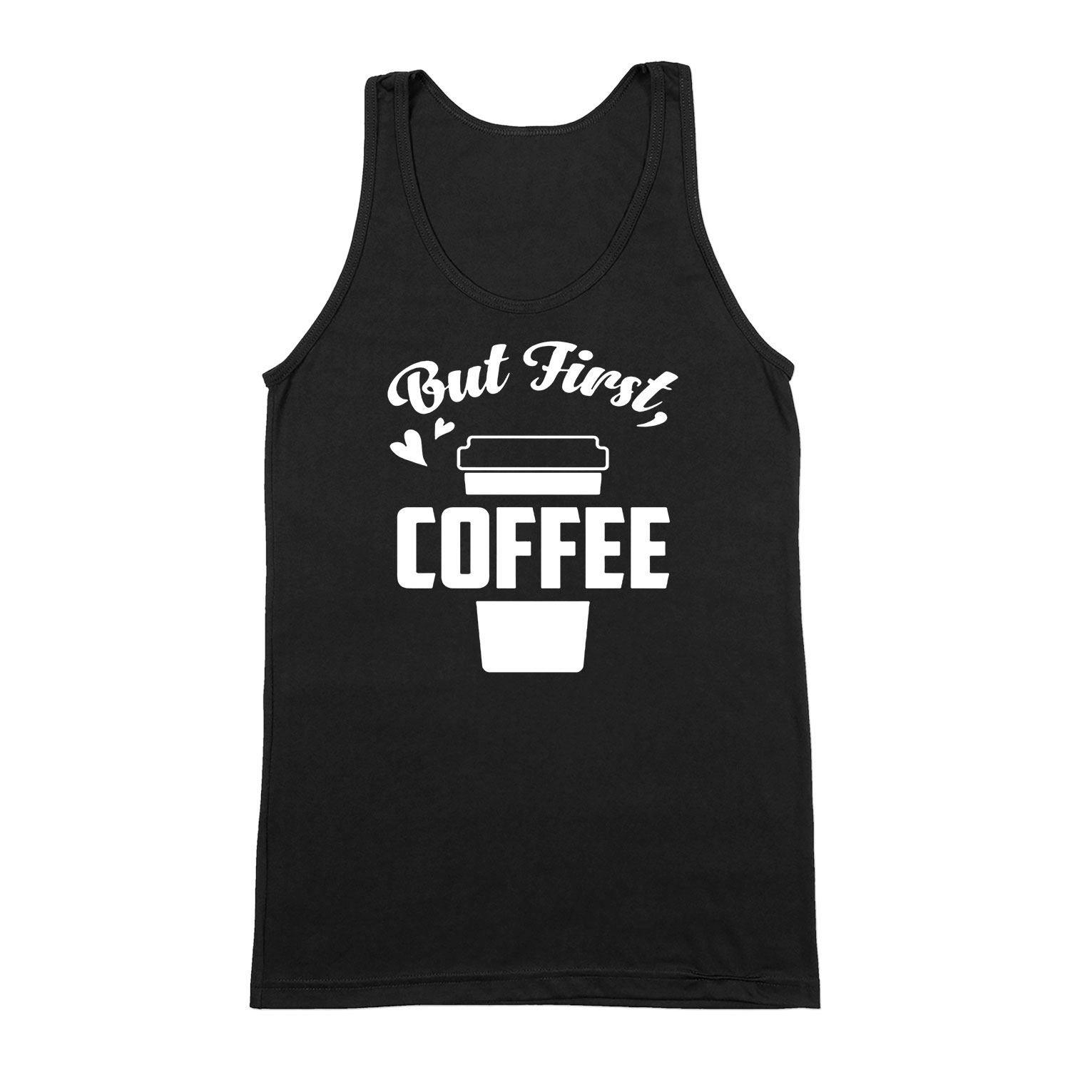 coffee kávé Fekete Férfi Trikó