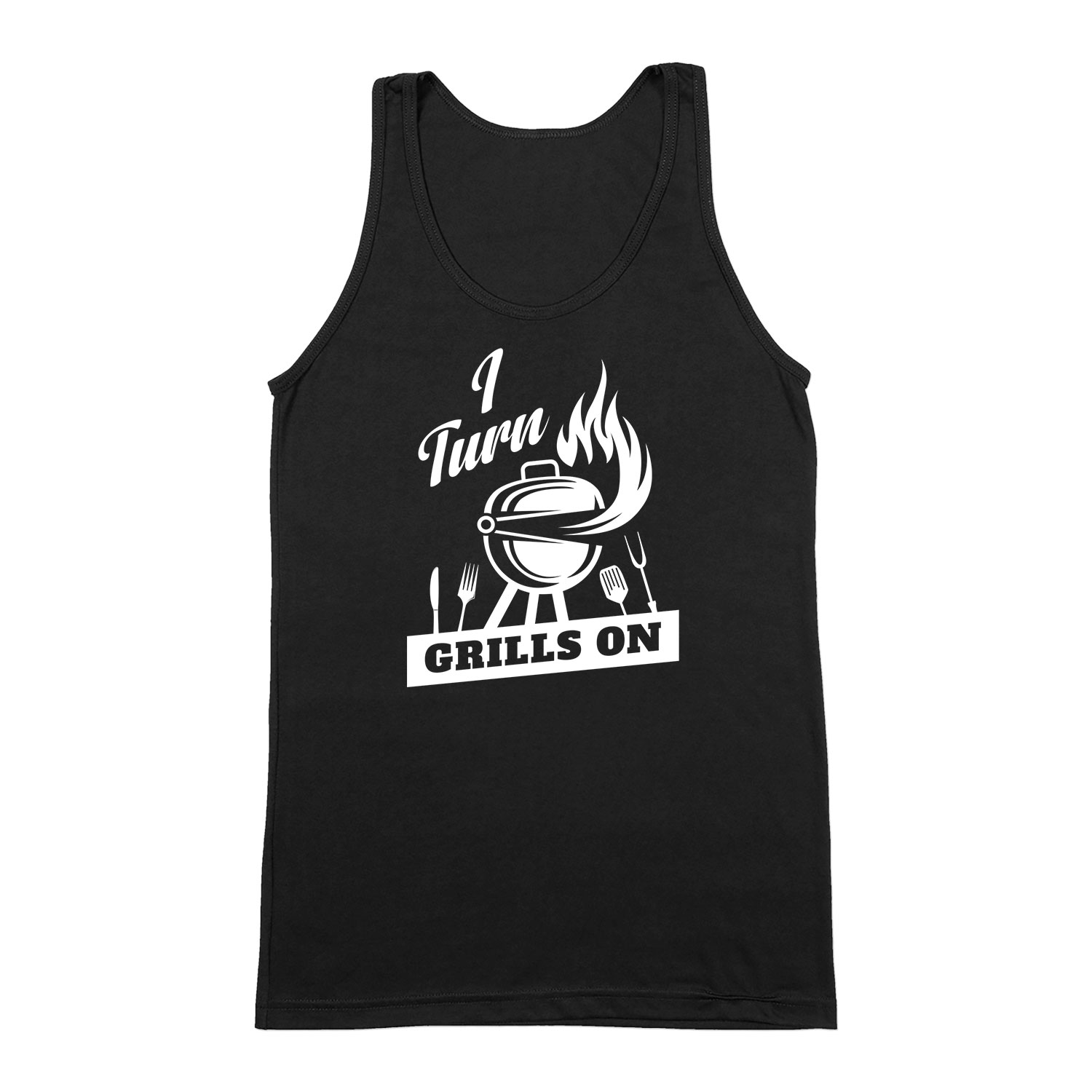 grillezés grill Fekete Férfi Trikó