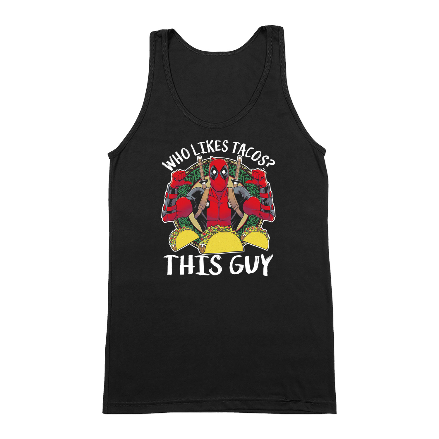 deadpool taco Fekete Férfi Trikó