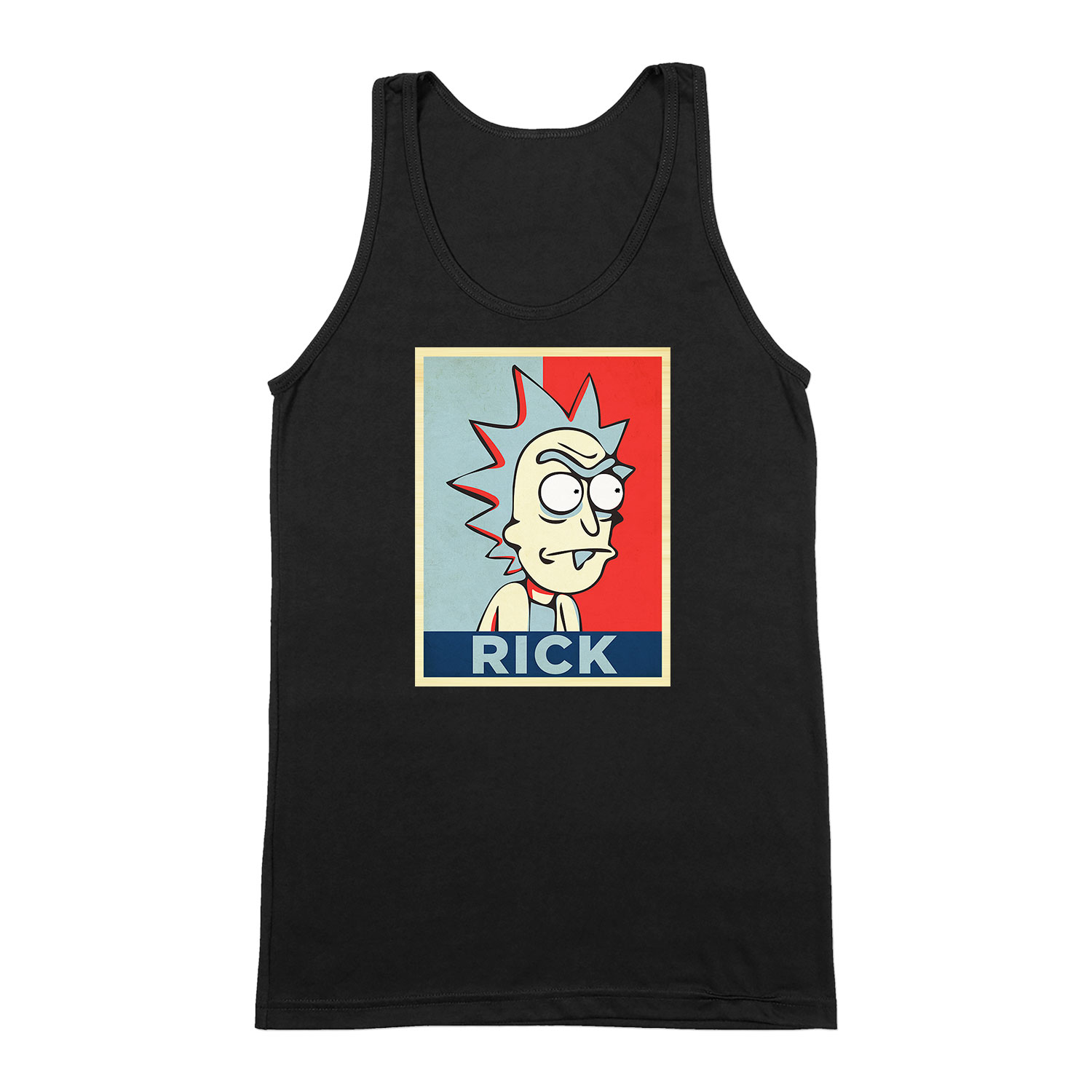rick és morty Fekete Férfi Trikó