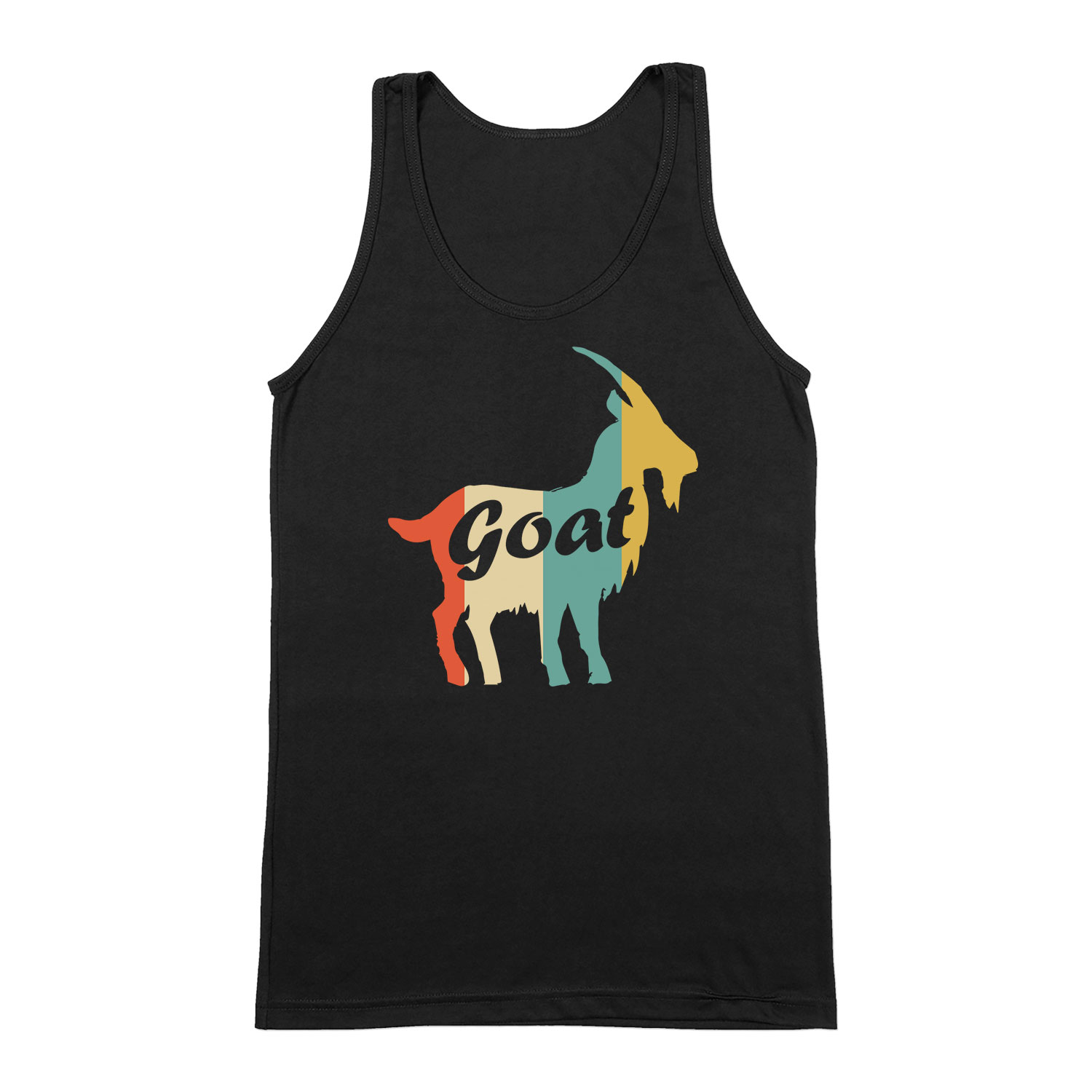 goat kecske Fekete Férfi Trikó