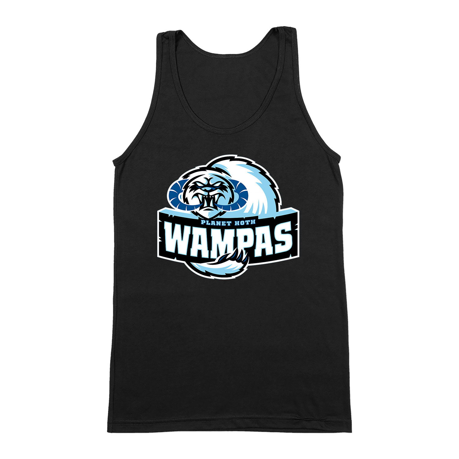 wampas star wars wampa Fekete Férfi Trikó