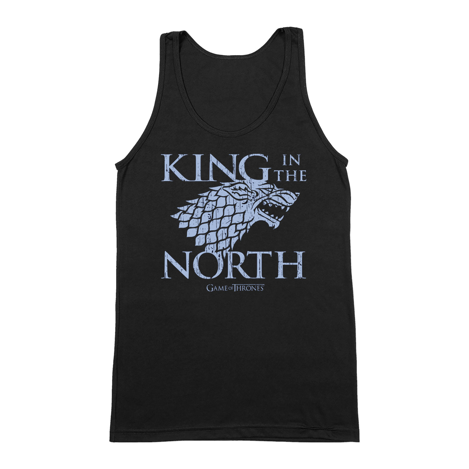 trónok harca game of thrones house stark Fekete Férfi Trikó