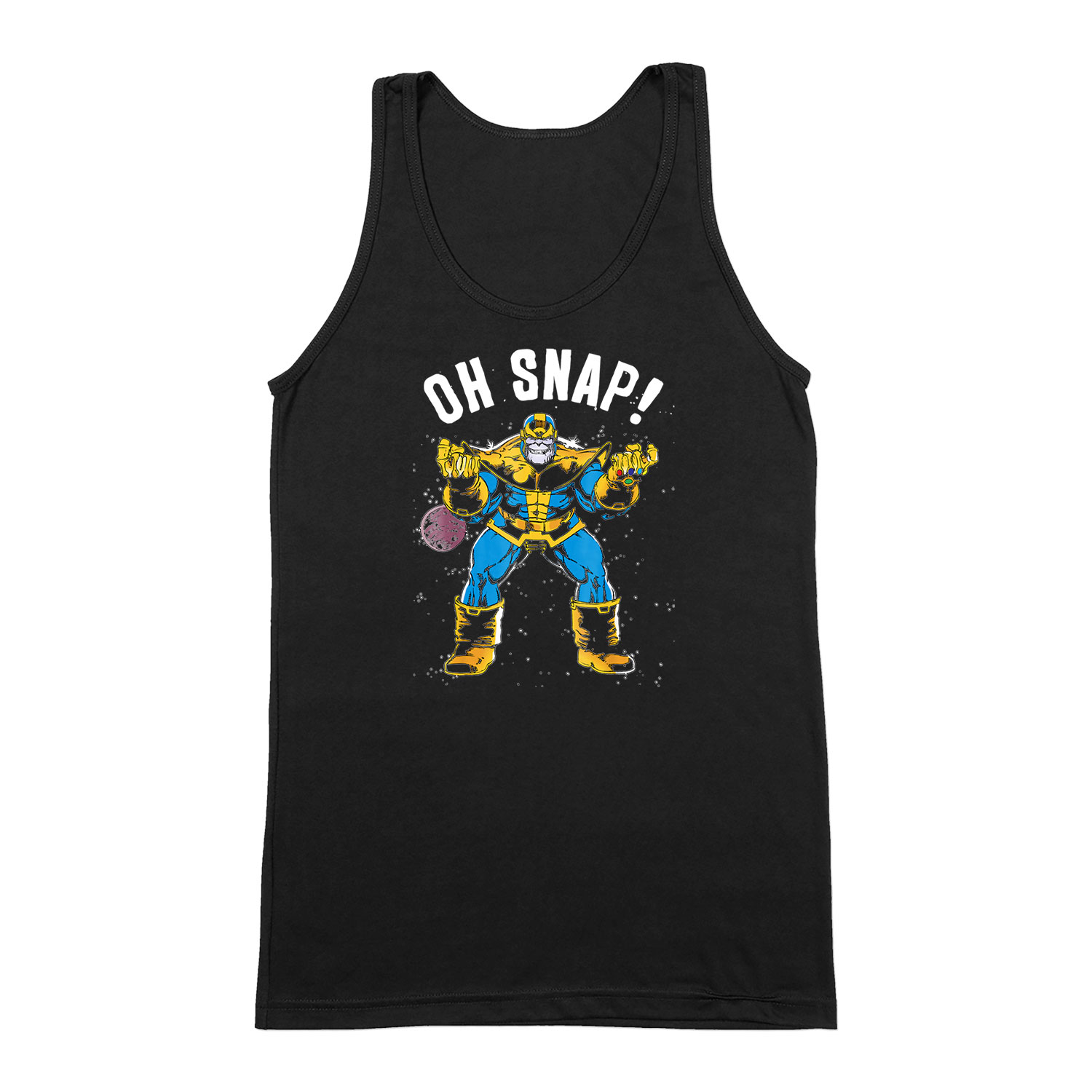 thanos avengers Fekete Férfi Trikó