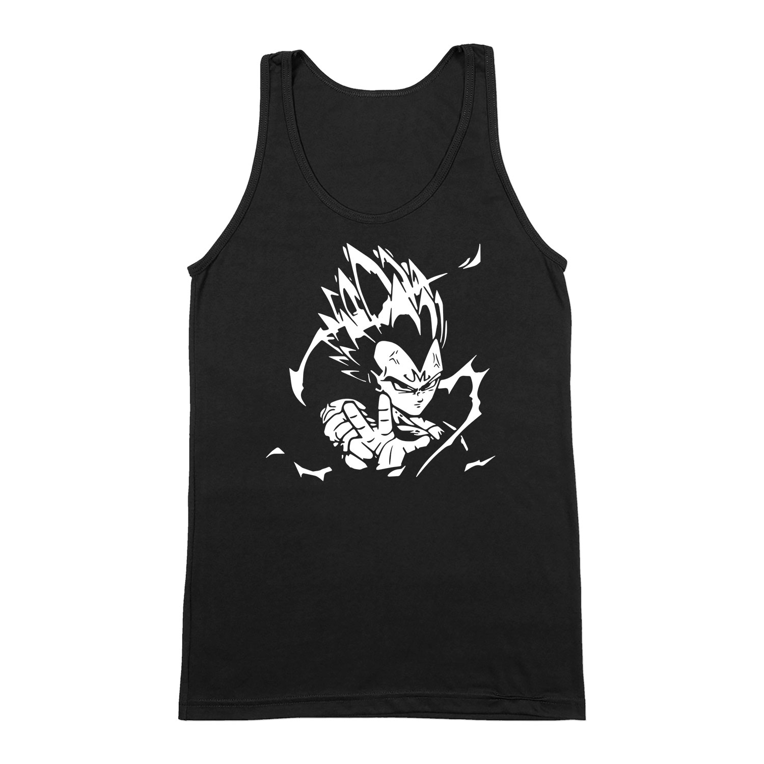 vegeta dragon ball Fekete Férfi Trikó