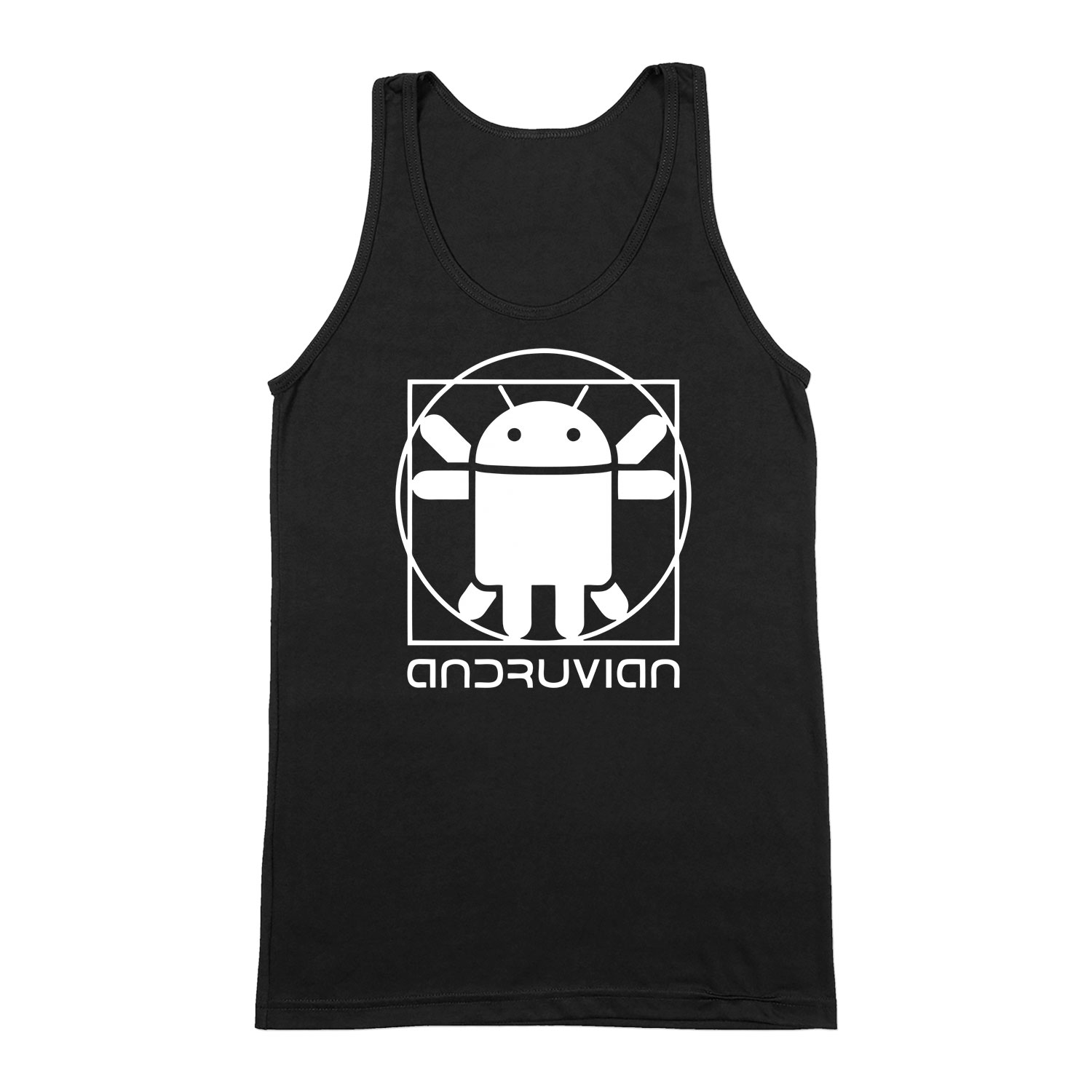 android Vitruviu Fekete Férfi Trikó